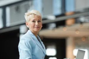 Une employée bientôt à la retraite